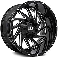 Hardrock Crusher 20x12 -44 Black Milled