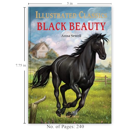 Image of Black Beauty - Illustrated Abridged Children Classics English Novel With Review Questions (Hardback)