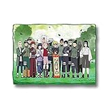 Just Funky Naruto Multi-Character Fleece Blanket, 45 x 60-inches
