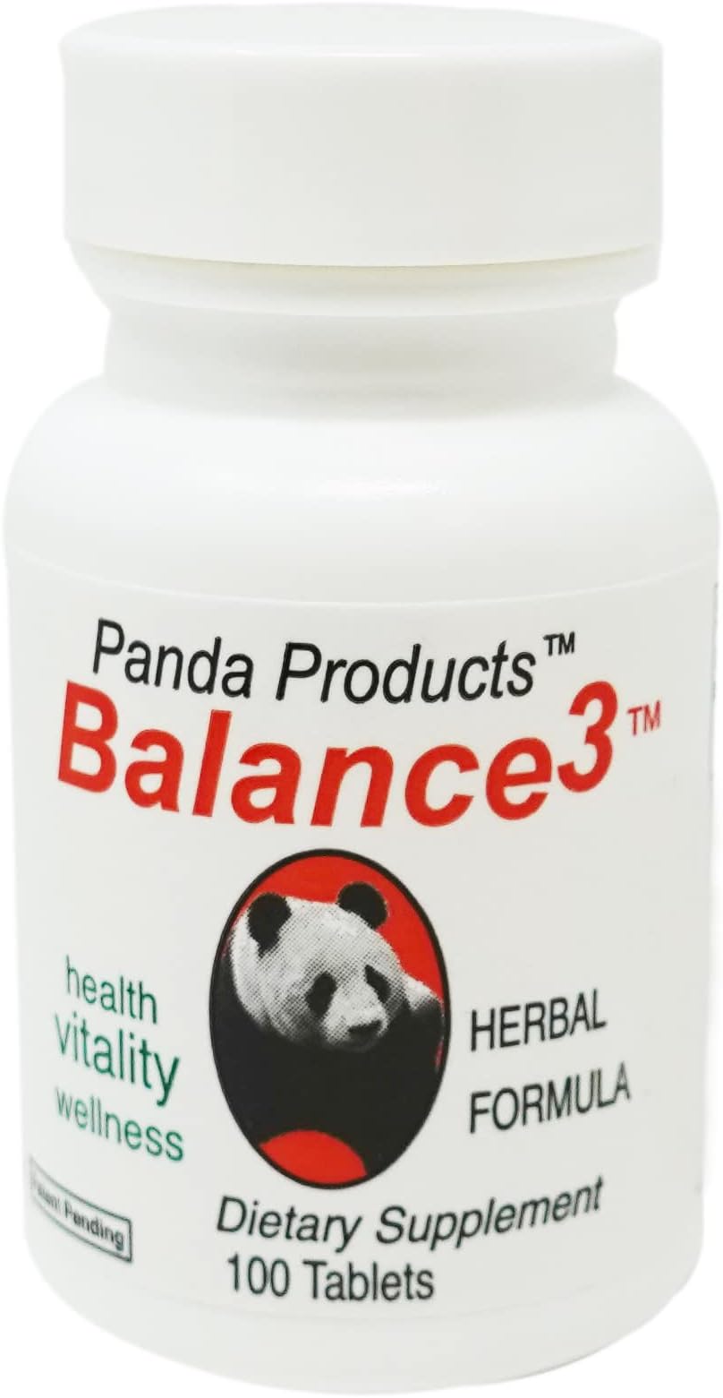 Balance 3 - Panda Products, 100 Tablets, Herbal Formula