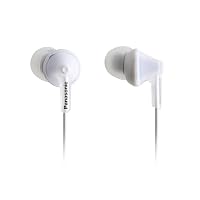 Panasonic RP-HJE125E-W Auricolari con Cavo ErgoFit, Cuffie In