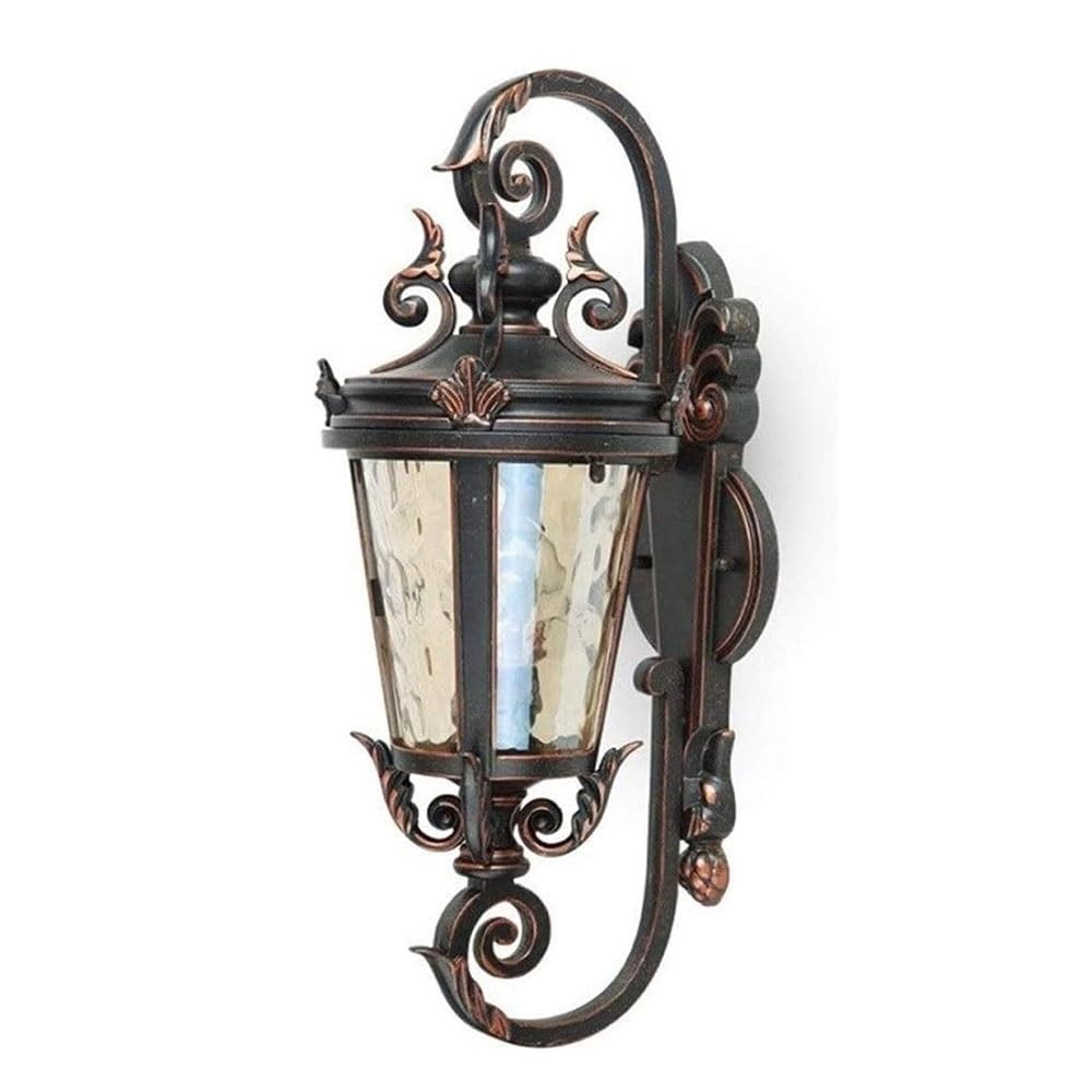 OZBMA Retro Farmhouse Wall Light Outdoor Lamp Aluminum Glass Sconce for Villa Garden Corridor Balcony Terrace Lighting Fixtures
