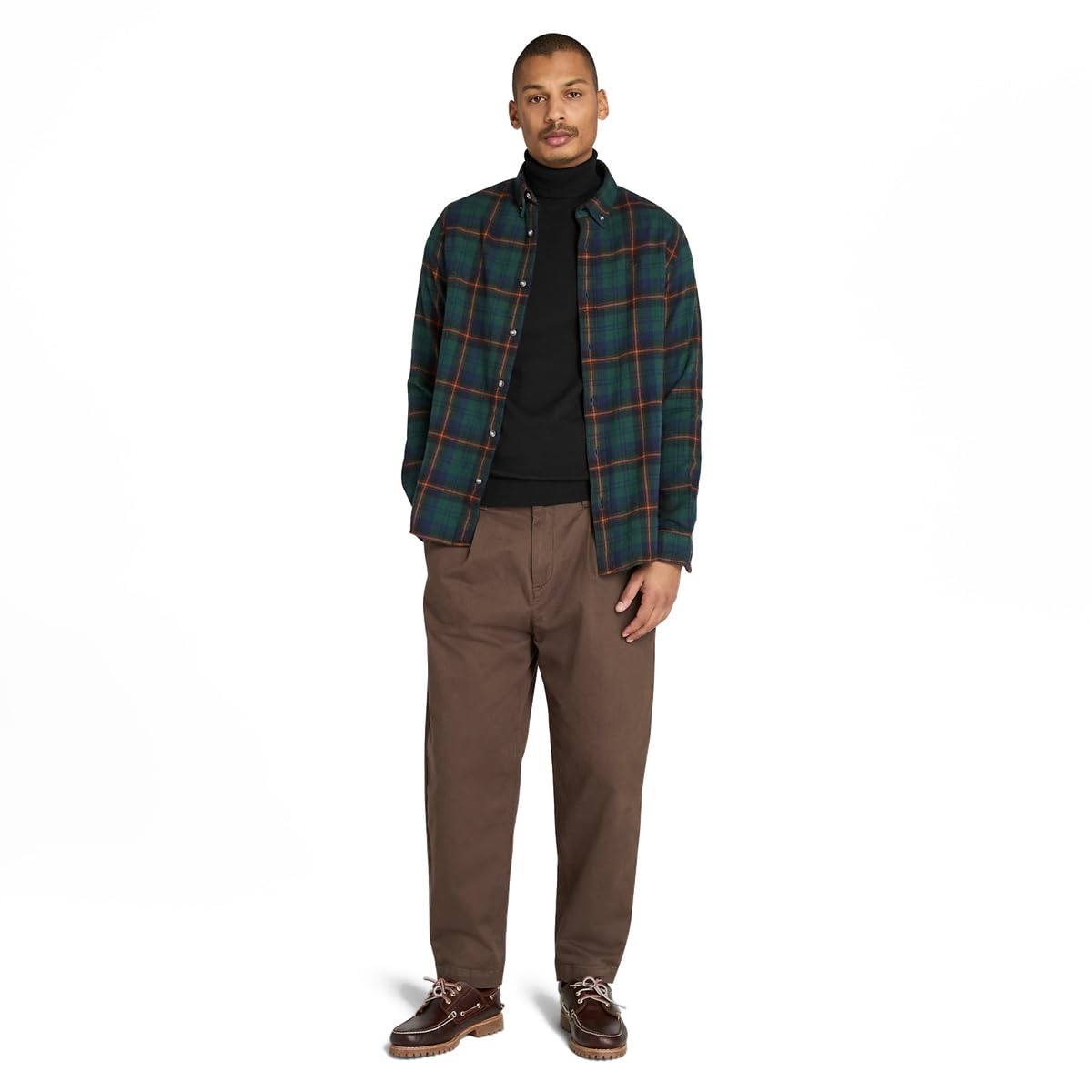 Timberland Williams River - Jersey de algodón con cuello alto para hombre