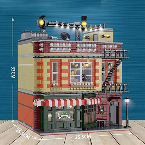 n.g. Wohnkultur Mecotecn 4638pcs Stadtbausteine Freundschaft Café Stadthäuser Architektur Bausteine Bauspielzeug… – Bild 6