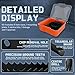 XZH 9-Piece Hole Saw Set (25-51mm) - Carbide Steel Cutters for Wood, Plasterboard & Plastic | Ultra-Sharp Teeth | Quick-Change Arbor | Includes Mandrel & Hex Key