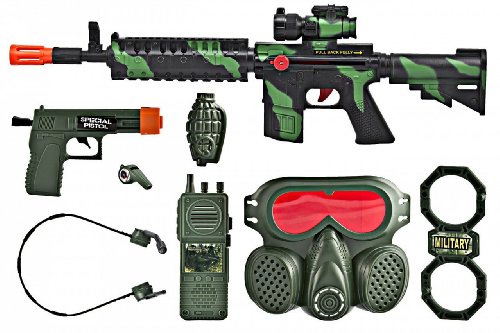 M16 Commando SWAT Force Friction Toy Gun Pretend Play Set