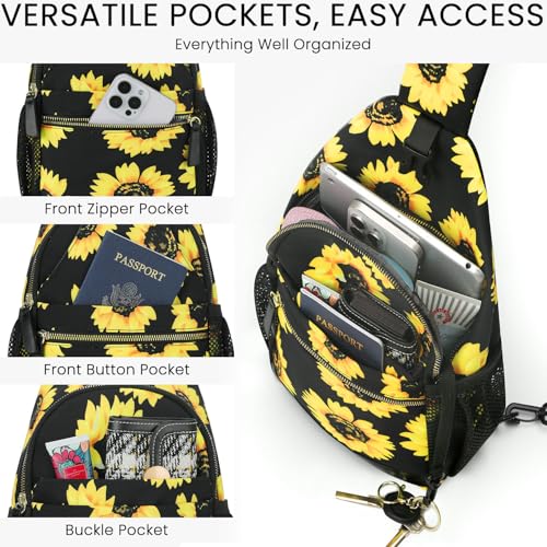 Image of Vankor Small Crossbody Purses Bags for Women Men Travel, Chest Sling Bag Women Casual Cross Body Bag for Woman Sling Backpack