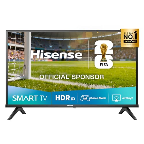 Hisense TV 32' HD Ready 2025 32E43QT, Smart TV VIDAA U8, Airplay2, Game Mode, Works with Alexa...