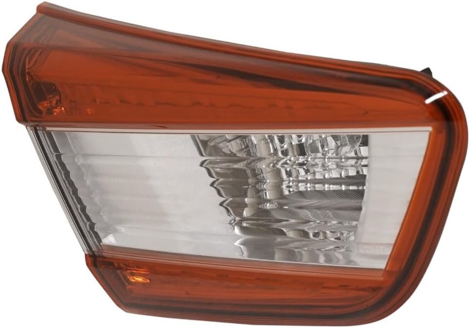 Yazyu Back up Lights Driver Left Side Left Hand (Clear & Red Lens) for Subaru for Crosstrek 2018-2019 with Bulb(S)-Assembly Halogen-Lighting Technology 16949483 84912FL071-PFM YZY0234