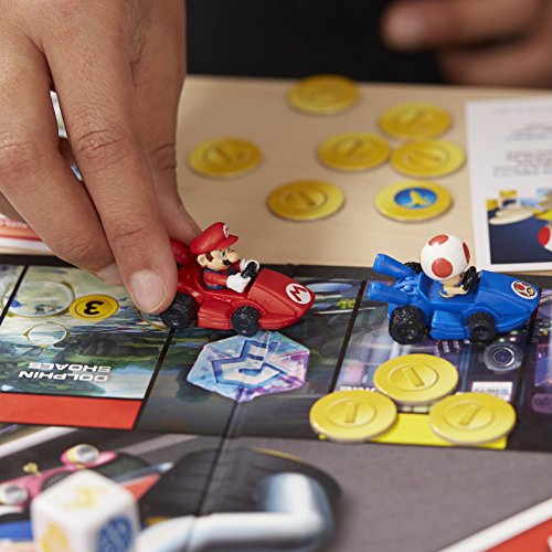 Monopoly Gamer Mario Kart, Gesellschaftsspiel für Erwachsene & Kinder, Familienspiel, der Klassiker der Brettspiele… – Bild 5