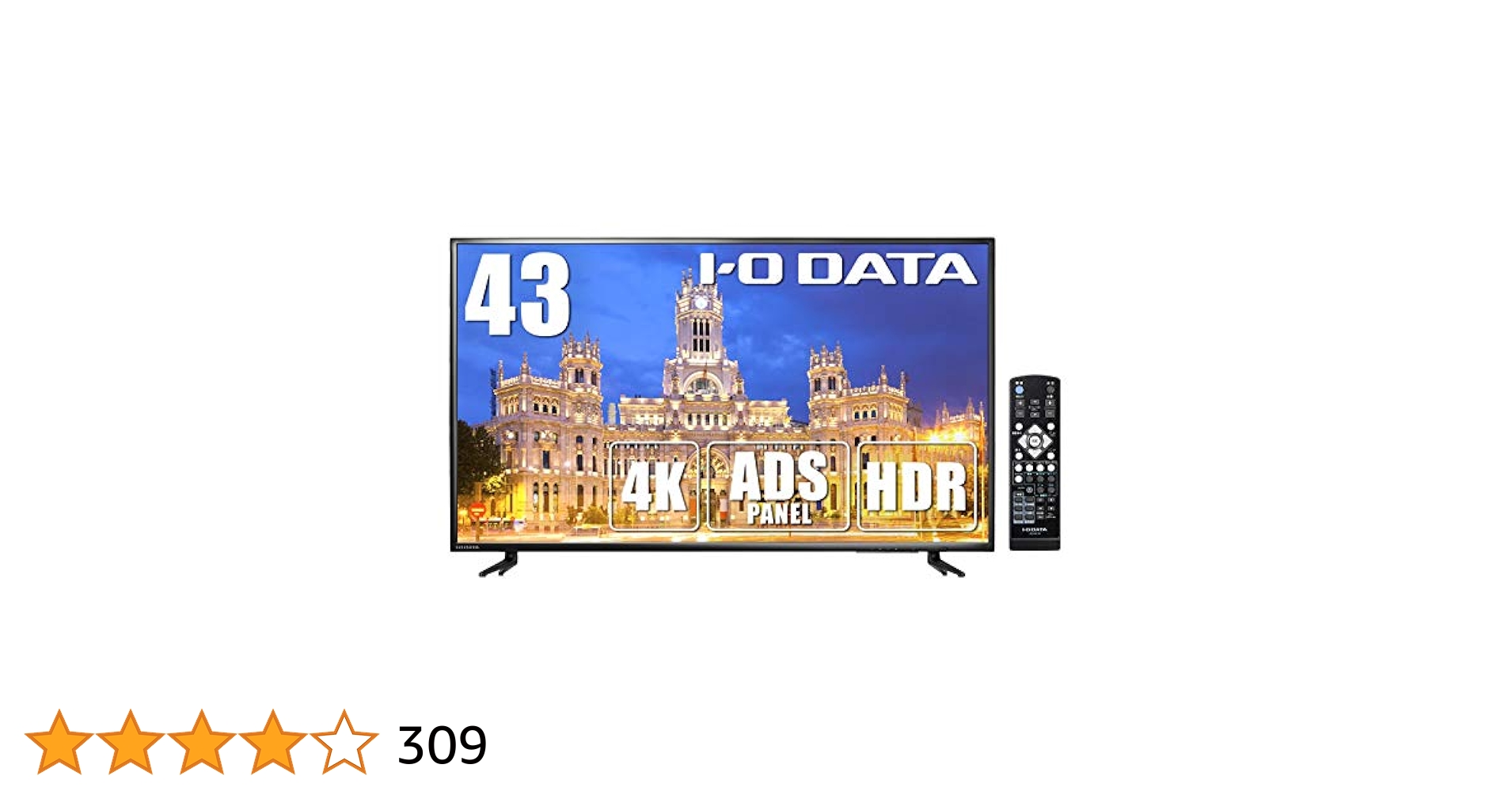 IODATA モニター 43インチ 4K ADSパネル EX-LD4K432DB Amazon.co.jp: IODATA モニター 43インチ 4K 60Hz ADSパネル