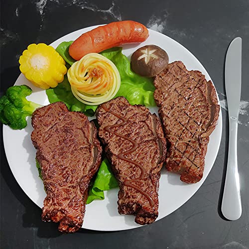 Yueton 4Pcs Artificial Lettuce Leaves, Realistic Faux Lettuces Fake Vegetables, Simulation Vegetable Model Props, For Home Decoration, Display Cabinet, Pub, Photography, Party, Festival Decoration #TOP5