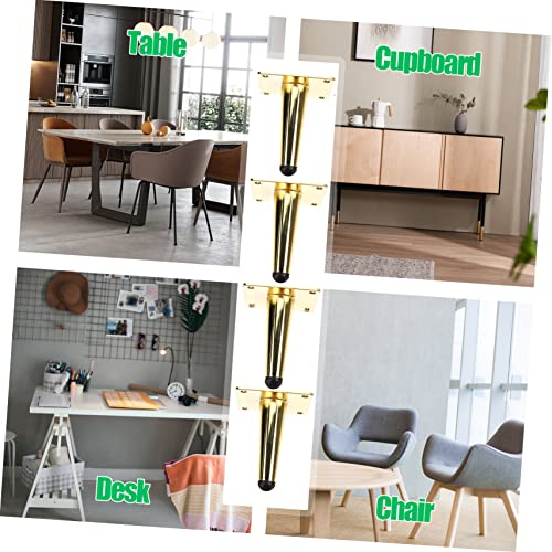 Patas de sofá metálicas de alta resistencia: juego de 4 soportes premium para muebles 8
