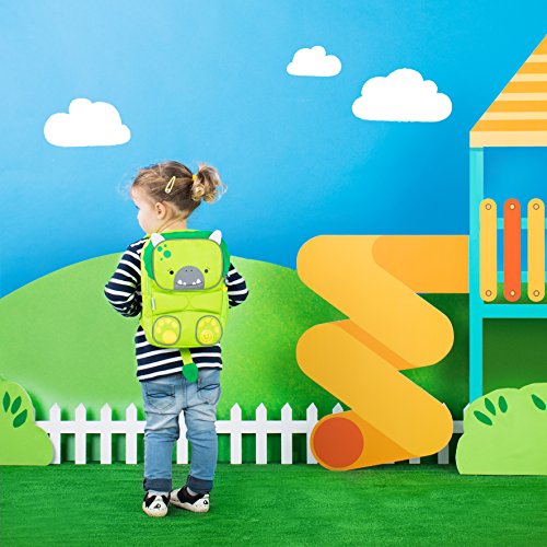 Trunki Toddler Backpack | High Visibility Children’s Nursery Bag for Pre-school or Kindergarten and Kids Rucksack | ToddlePak Backpack Dudley Dinosaur (Green) - Image 6