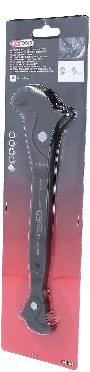 KS Tools 114.0055 Wielofunkcyjny klucz do obslugijedna reka, 8-17/14–32mm