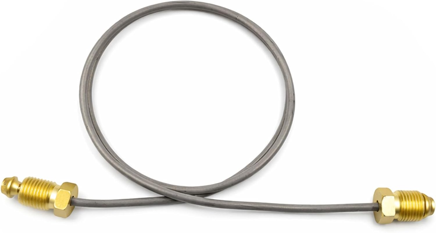 MENSI Pilot Tubing with Male Compression Fittings, 24" Long, Compatible for Gas Furnace and Water Heater, Replace 004078F, Compatible with Raypak Model 53A, 055A, 055B, 105A, 105B Spa-Pak Pool Heater