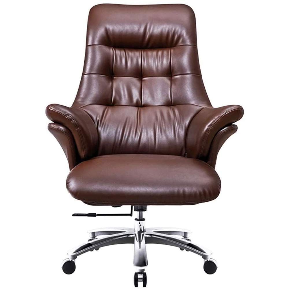 Business Office Swivel Chair Comfortable Home Desk Computer Chair Leather Executive Chair Leather Boss Chair