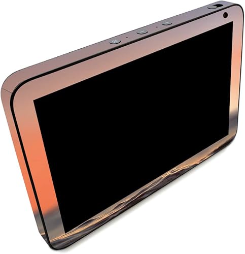 MightySkins Skin compatible con Amazon Echo Show 8 (Gen 2) - Sunset Sea | Funda protectora de vinilo duradera y única | Fácil de aplicar | Fabricado
