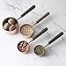 Measuring Cups Set, TeenGo Stainless Steel Measuring Cups Set for Dry, Liquid Ingredients with Wooden Handle Used for Cooking & Baking