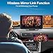 Portable Apple Carplay/Android Auto Screen for Car, 7 Inch HD Touch Screen Wireless Car Play with Backup Camera, Voice Control, BT, FM, Mirror Link for All Vehicle