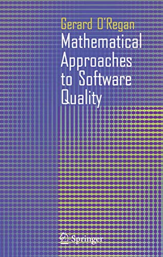 Mathematical Approaches to Software Quality 184628242X Book Cover