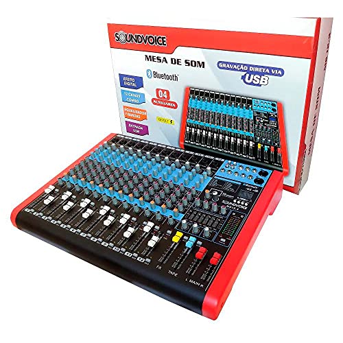 Mesa de Som Soundvoice MS 12.4 EUX