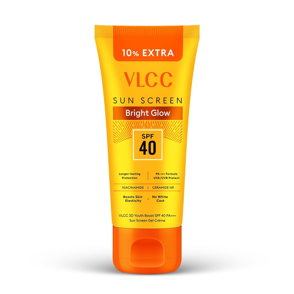 3D Youth Boost Sunscreen Gel Creme, SPF40 PA +++, 100g, multi