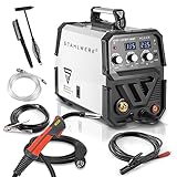 STAHLWERK MIG MAG 135 ST IGBT - MIG MAG Schutzgas Schweißgerät mit 135 Ampere, FLUX Fülldraht geeignet, mit MMA E-Hand, 7 Jahre Herstellergarantie