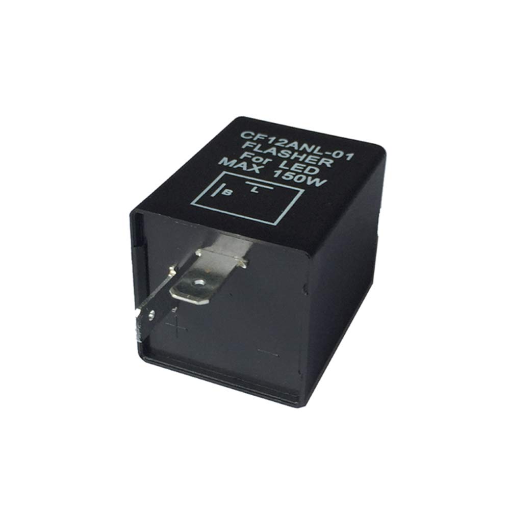 GoolRC 2-Pin CF12ANL-01 Electronic Led Flasher Relay Fix Turn Signal Bulbs Hyper Flash Issue
