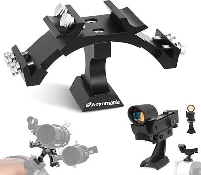 Astromania Finderscope Starpointer - Bundle with - Tri-Finder finderscope Mount