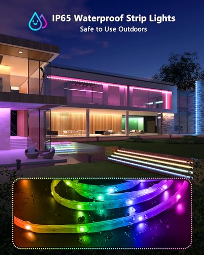 Nexillumi LED LIGHTS FOR BEDROOM 100Ft Waterproof Led Strip Lights thumb #7