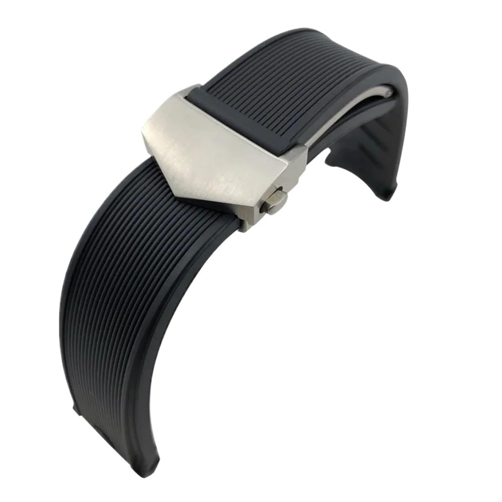 Genérico Correa de reloj impermeable de silicona de caucho Pulsera de correa de reloj