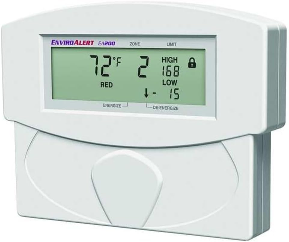 Winland Electronics EA200-24 EnviroAlert Two-Zone Environmental Monitor System, 24 Volt DC