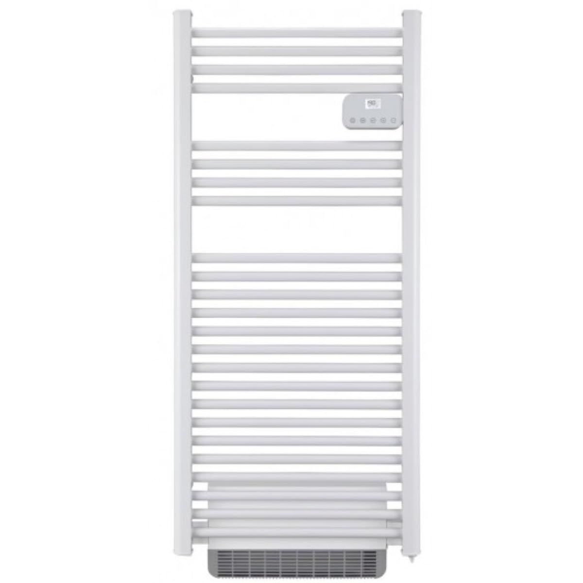 DREXON LYRIA S – Sèche Serviettes Électrique 1750 W avec Soufflerie – Technologie Sans Fluide – Thermostat Électronique Programmable – Fil Pilote – Mode Boost – Sécurité Enfant – Certifié NF