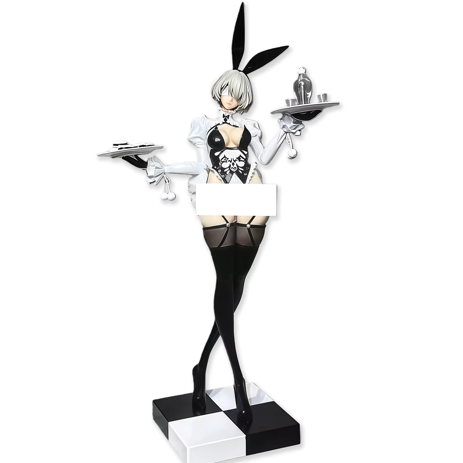 Amazon | ﻿ヨルハ二号B型 2B バニーガール 双頭彫り フィギュア 48cm