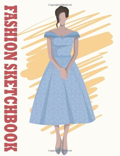 Fashion Sketchbook Figure Template: Professional Figure Templates for Fashion Designers (Drawing Books, Fashion Books, Fashion Design Books, Fashion Sketchbooks)