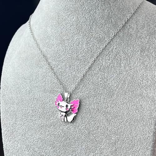 Image of Axolotl Gifts for Axolotl Lovers Birthday Gift Axolotl Necklace Bracelet Kawaii Jewelry for Who Loved Axolotl Easter Basket Stuffers