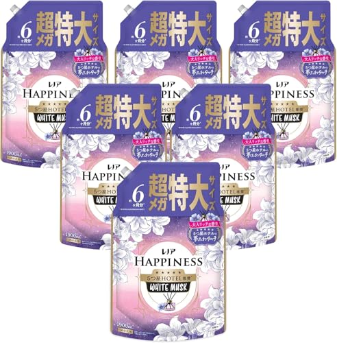 ���m�A Lenor �n�s�l�X ���ӂ�^�b�` �_��� �z���C�g���X�N �l�ߑւ� 1,900mL×6�� [��e��] [�P�[�X�i]