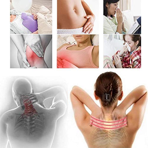 Botella de agua caliente, Botellas de agua caliente en forma de U de invierno Calentador de hombro for el cuello Bolsas de agua caliente Almohada en forma de U Espalda Abdomen Cintura Bolsas de agua f