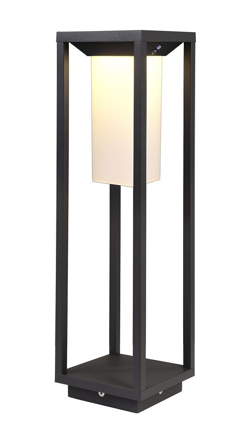 Deko-Light | LED Solar Standlampe Stehleuchte 3000K inkl. Bewegungsmelder | Samas