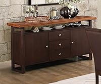 Algopix Similar Product 9 - Benzara Wooden Server Buffet with