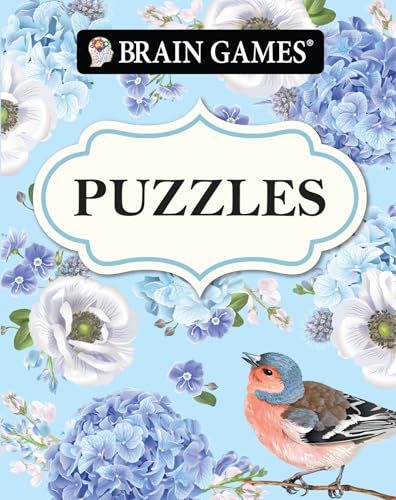 Brain Games - Take-Along - Puzzles (Flower Cover)