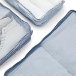 Miamica Packing Cube Set - 3-Piece Set, Slate Blue - Image 3