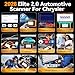 Launch X431 Elite 2.0 Bidirectional Tool Fit for Chrysler for Dodge for Jeep, 2026 Upgrade Full System Diagnostic Code Reader, 100+ Resets, AutoVIN, FCA Autoauth, Lifetime Free Update