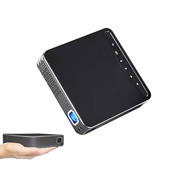 WZATCO DLP100W 2800 Lumens Mini Portable Android 1080P Home Projector Multimedia HDMI USB