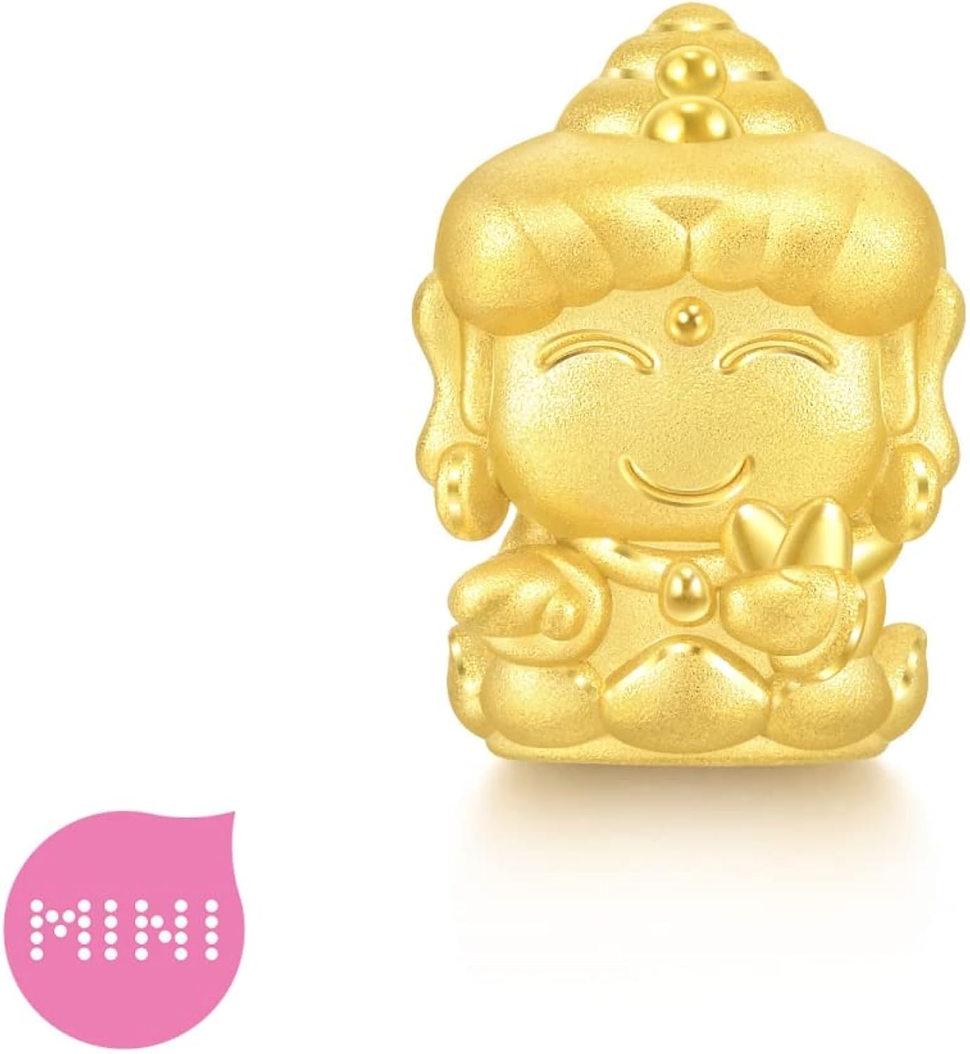 Miniatura 3 de Chow Sang Sang Mini dije de oro macizo 999 de 24 quilates, ocho guardianes del zodiaco para animales del zodiaco chino, mini pulsera con dije para