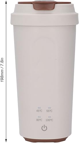 Miniatura 8 de Travel Electric Warmer Bottle, Portable Baby Formula Heating Kettle with 45 to 55 Degree Celsius Heat Retention, 300W Fast Boiling Mug, 500ML