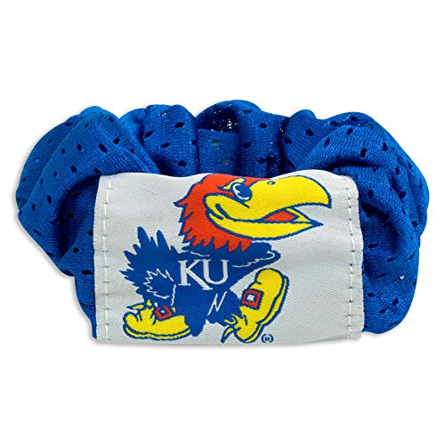 Littlearth Women's NCAA Kansas Jayhawks Jersey Hair Scrunchie, One Size, Team Color