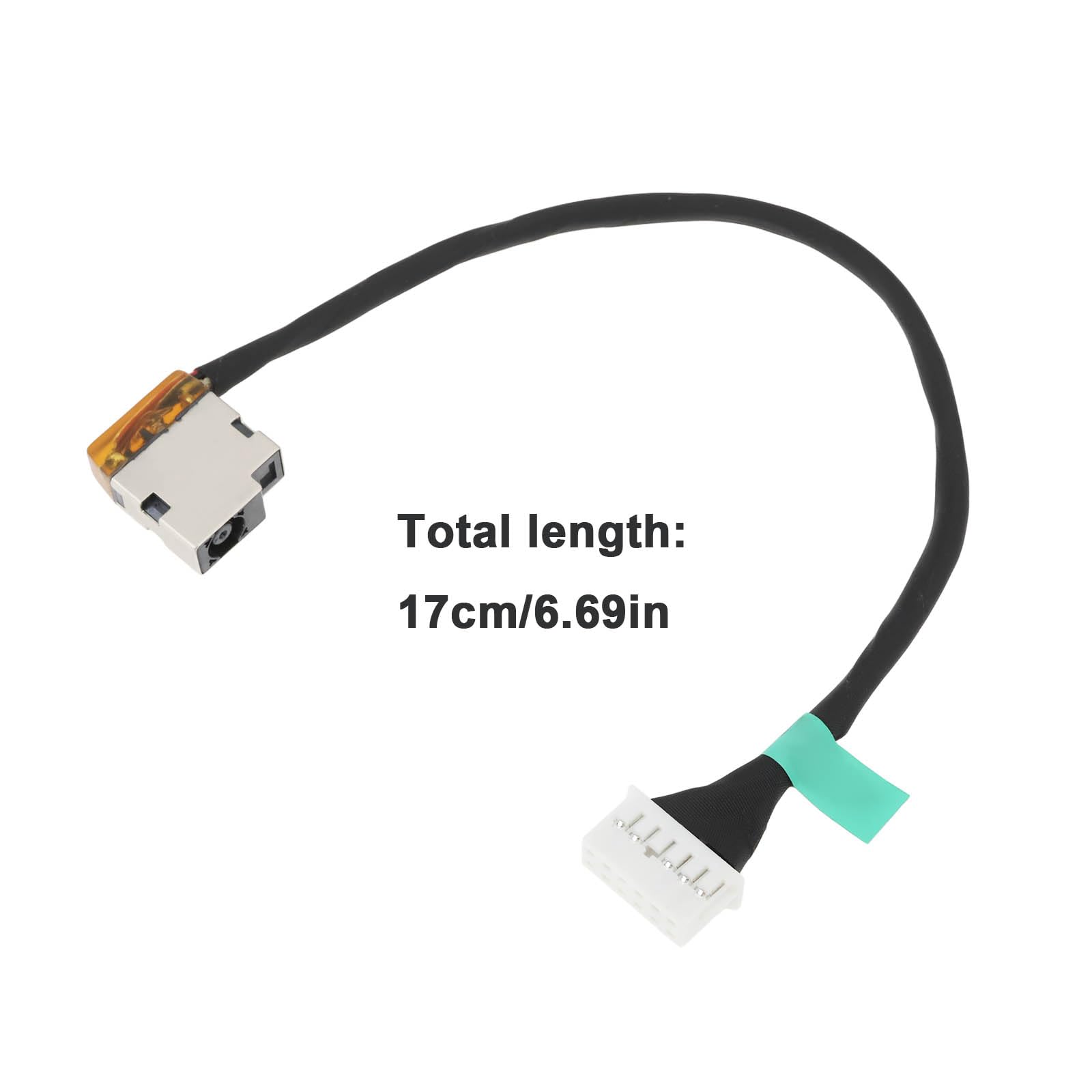 Kabel zasilania DC do laptopa N13314-001 L52B16-S46 N13470-S60 17 cm kompatybilny z HP 15-FA 15-FB