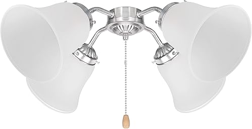 Vista 60 de Aspen Creative 23062-4 Pantalla de cristal de repuesto de estilo transicional de alabastro, tamaño de ajuste de 2-1/8 pulgadas, 4-5/8 pulgadas